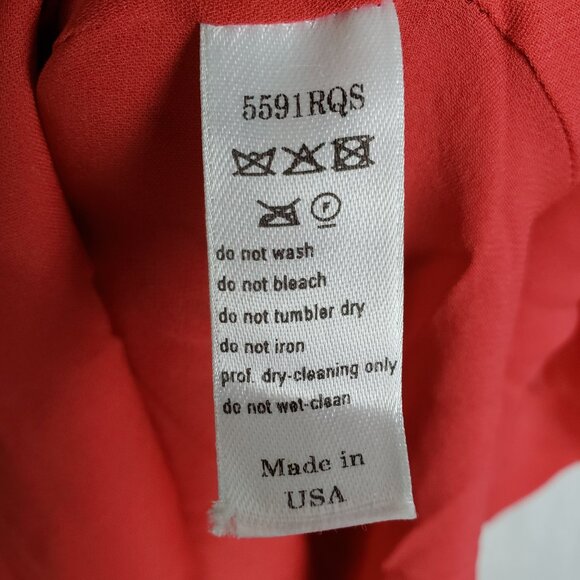 NWOT Carolina Herrera Silk Dress Pink Multi Red size 14 Colorful - Picture 11 of 13